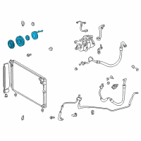 OEM Lexus Clutch Assembly, Magnet Diagram - 88410-53020