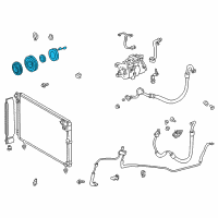 OEM 2005 Lexus IS300 Clutch Assembly, Magnet Diagram - 88410-53020