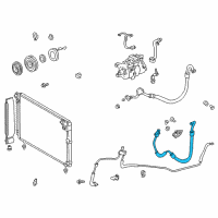 OEM 2004 Lexus IS300 Hose Sub-Assy, Discharge Diagram - 88703-53040