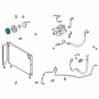 OEM 2005 Lexus IS300 Hub Sub-Assy, Magnet Clutch Diagram - 88403-53010