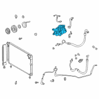 OEM 2002 Lexus IS300 Reman Compressor Ass Diagram - 88320-2A051-84