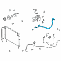 OEM 2001 Lexus IS300 Hose, Suction Diagram - 88712-53050