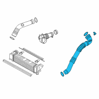 OEM 2013 BMW 328i Charge-Air Duct Diagram - 13-71-7-605-044