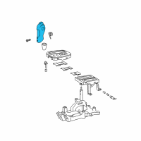 OEM Toyota Shift Knob Diagram - 33504-20220