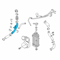 OEM Hyundai Sonata Pipe-INTERCOOLER Inlet Diagram - 28282-2GTA1