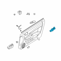 OEM 2003 Chrysler Sebring Switch-Power Window Diagram - MR587780