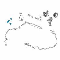 OEM 2013 Buick Regal Hose-P/S Fluid Reservoir Inlet Diagram - 20967372