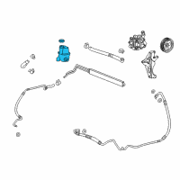 OEM 2013 Buick Regal Reservoir Asm-P/S Fluid Diagram - 23259978