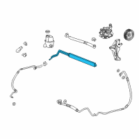 OEM Buick Regal Power Steering Cooler Diagram - 13281431