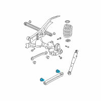 OEM 2003 GMC Yukon Bushing, Rear Axle Lower Control Arm Diagram - 15039390