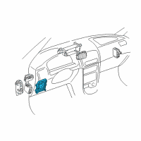 OEM 2000 Toyota Corolla Junction Block Diagram - 82732-02010