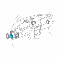 OEM 2000 Toyota Corolla Computer Assy, Security Warning Diagram - 89730-02011