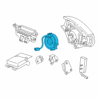 OEM Lexus Spiral Cable Sub-Assembly Diagram - 84306-24090