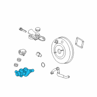 OEM 2012 Lincoln MKZ Master Cylinder Diagram - AE5Z-2140-A