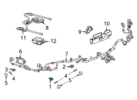 OEM 2021 Buick Envision Park Sensor Diagram - 84586220