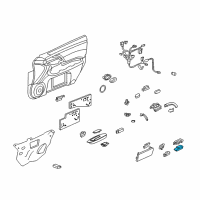 OEM 2010 Acura RL Switch Assembly, Power Window Master (Dark Silver) Diagram - 35750-SJA-A03ZA