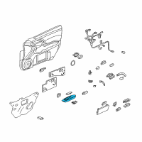 OEM Acura RL Armrest Co*Typea* Diagram - 83504-SJA-A32ZD