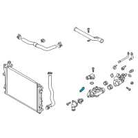 OEM 2011 Kia Sorento Gasket-Thermostat Housing Diagram - 256513CAA0