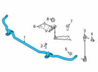 OEM 2022 Ford Mustang Mach-E BAR ASY - ROLL Diagram - LJ9Z-5482-B