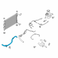 OEM 2016 Ford Explorer Lower Hose Diagram - FB5Z-8286-C