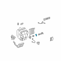 OEM Toyota Highlander Expansion Valve Diagram - 88515-0E080