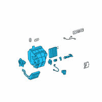 OEM Toyota Highlander Evaporator Assembly Diagram - 87050-48170