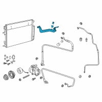 OEM Dodge Challenger Line-A/C Suction Diagram - 55038154AD