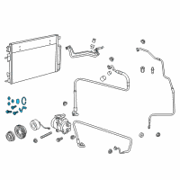 OEM Chrysler Clutch-A/C Compressor Diagram - 68068755AA