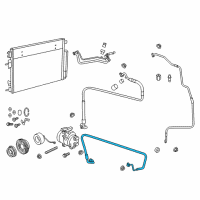 OEM 2018 Dodge Challenger Line-A/C Discharge Diagram - 68158881AA