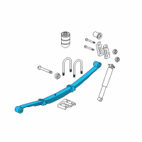 OEM Hummer H3 Leaf Spring Diagram - 94737979