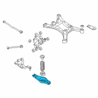 OEM 2010 Nissan Maxima Link Complete-Rear Suspension Lower, Rear Diagram - 551B0-9N00A