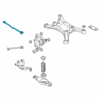 OEM Nissan Link Complete-Rear Suspension Lower, Front Diagram - 551A0-9N00A