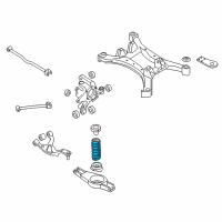 OEM 2009 Nissan Maxima Spring-Rear Suspension Diagram - 55020-9N10B