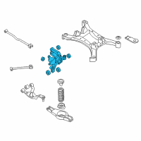 OEM 2014 Nissan Maxima Housing Assembly Rear Axle, RH Diagram - 43018-ZX70A