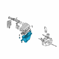 OEM 2001 Acura TL Case Set, Air Cleaner Diagram - 17244-P8C-A00