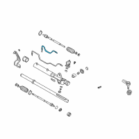 OEM Hyundai Santa Fe Tube Assembly-Feed, LH Diagram - 57781-26200
