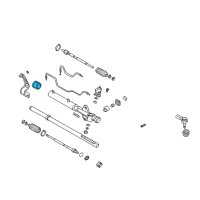 OEM 2004 Hyundai Santa Fe Rubber-Steering Gear Mounting Diagram - 57723-34001