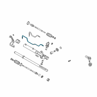 OEM 2006 Hyundai Santa Fe Tube Assembly-Feed RH Diagram - 57782-26200