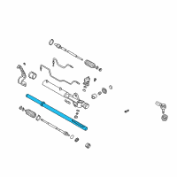 OEM 2005 Hyundai Santa Fe Rack Assembly-Power Steering Gear Box Diagram - 57725-26200
