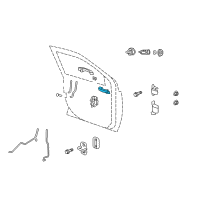 OEM 2008 Dodge Caliber Handle-Inside Remote Control Diagram - 1DC18SZ0AB