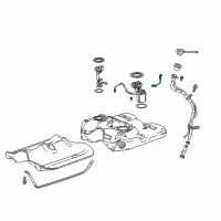OEM 2015 Cadillac SRX Fuel Gauge Sending Unit Diagram - 13581735