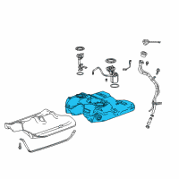 OEM Cadillac Fuel Tank Diagram - 22744668