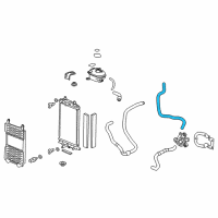 OEM 2015 Honda Accord Hose, Pcu Inlet Diagram - 1J402-5K0-000