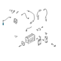 OEM Mercury PCV Valve Diagram - 6W7Z-6A666-AA
