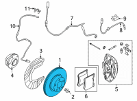 OEM 2022 BMW 430i BRAKE DISC, VENTILATED, PERF Diagram - 34-10-8-093-717