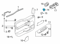 OEM Ford Edge Lock Switch Diagram - BB5Z-14028-DA