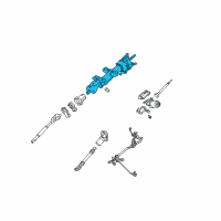 OEM Hummer H2 Column, Steering Diagram - 19210018