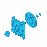 OEM Hyundai Tiburon Blower Assembly-Conderser Diagram - 97730-2C000