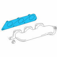 OEM Dodge Sprinter 2500 Gasket-Exhaust Manifold Diagram - 68021682AA