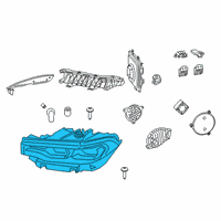 OEM BMW X7 HEADLIGHT, LASER LIGHT, LEFT Diagram - 63-11-9-852-959